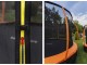 Trambulina cu plasa de protectie Lean Sport Best 244cm (Black/Orange)