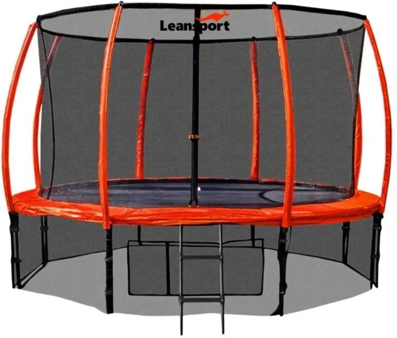 Trambulina cu plasa de protectie Lean Sport Best 244cm (Black/Orange)