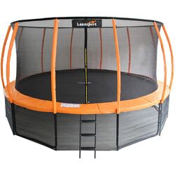 Trambulina cu plasa de protectie Lean Sport Best 487cm (Black/Orange)