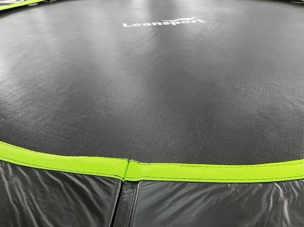 Trambulina cu plasa de protectie Lean Sport Max 183cm (Black/Green)