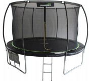 Батут с защитной сеткой Lean Sport Max 305cm (Black/Green)