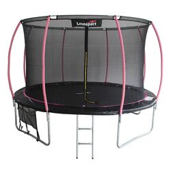 Trambulina cu plasa de protectie Lean Sport Max 305cm (Black/Pink)