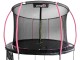 Trambulina cu plasa de protectie Lean Sport Max 366cm (Black/Pink)