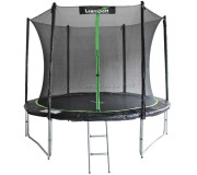 Батут с защитной сеткой Lean Sport Pro 244cm (Black/Green)