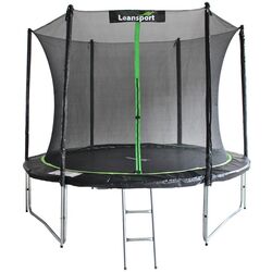 Trambulina cu plasa de protectie Lean Sport Pro 305cm (Black/Green)