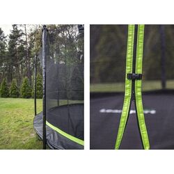Trambulina cu plasa de protectie Lean Sport Pro 305cm (Black/Green) Thumb