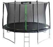 Батут с защитной сеткой Lean Sport Pro 366cm (Black/Green)