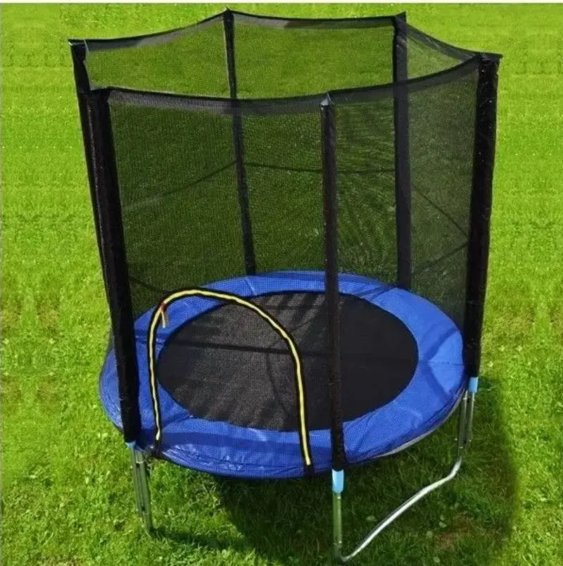 Trambulina cu plasa de protectie LeanToys YH-D001 (Blue/Black) - 2