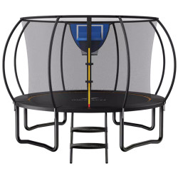 Батут с защитной сеткой Merach MR-2420B1 305cm (Black) Thumb