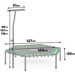 Fitness trambulina Neo Sport 127 cm (Green) Thumb