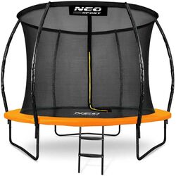 Trambulina cu plasa de protectie Neo Sport 10FT 312 cm (Black/Orange)