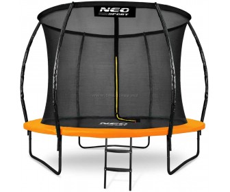 Батут с защитной сеткой Neo Sport 10FT 312 cm (Black/Orange)