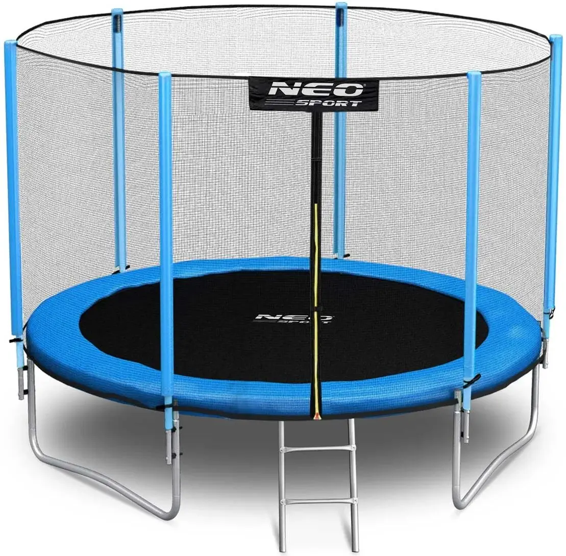 Trambulina cu plasa de protectie Neo Sport 10FT 312 cm (Blue/Black)