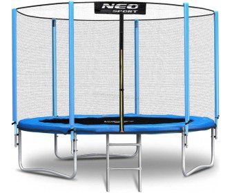 Батут с защитной сеткой Neo Sport 10FT 312 cm (Blue/Black)