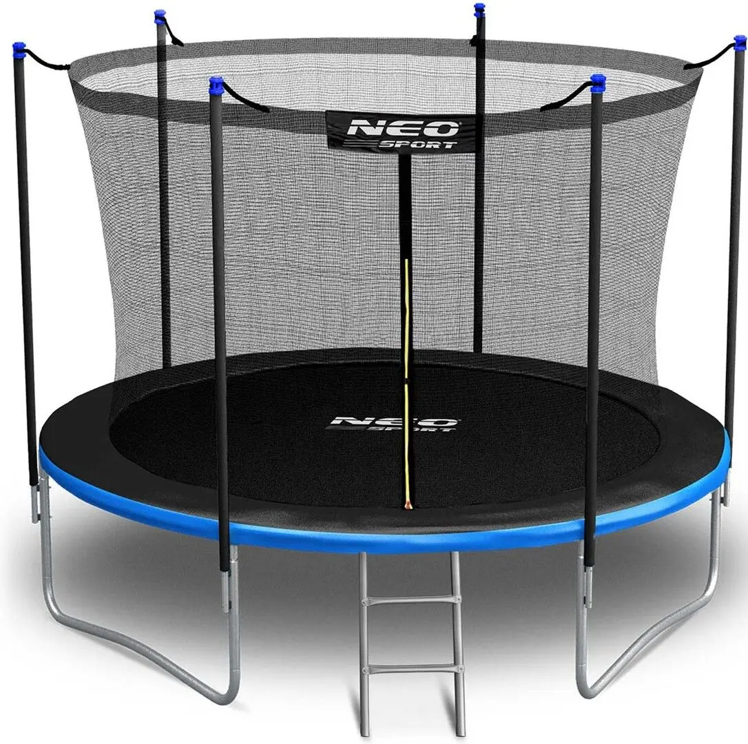 Trambulina cu plasa de protectie Neo Sport 10FT 312 cm (Blue/Black)
