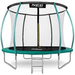 Trambulina cu plasa de protectie Neo Sport 10FT 312 cm (Blue/Green)
