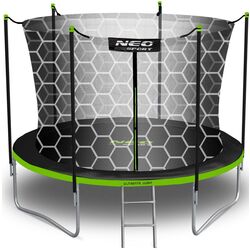 Trambulina cu plasa de protectie Neo Sport 10FT 312 cm (Green/Black) Thumb