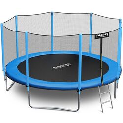 Trambulina cu plasa de protectie Neo Sport 12FT 374 cm (Blue/Black) Thumb