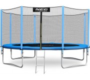 Батут с защитной сеткой Neo Sport 12FT 374 cm (Blue/Black)