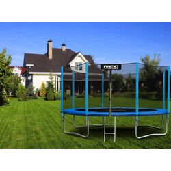 Trambulina cu plasa de protectie Neo Sport 12FT 374 cm (Blue/Black) Thumb