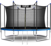 Батут с защитной сеткой Neo Sport 12FT 374 cm (Blue/Black)