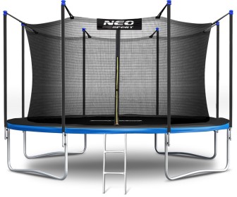 Trambulina cu plasa de protectie Neo Sport 12FT 374 cm (Blue/Black)