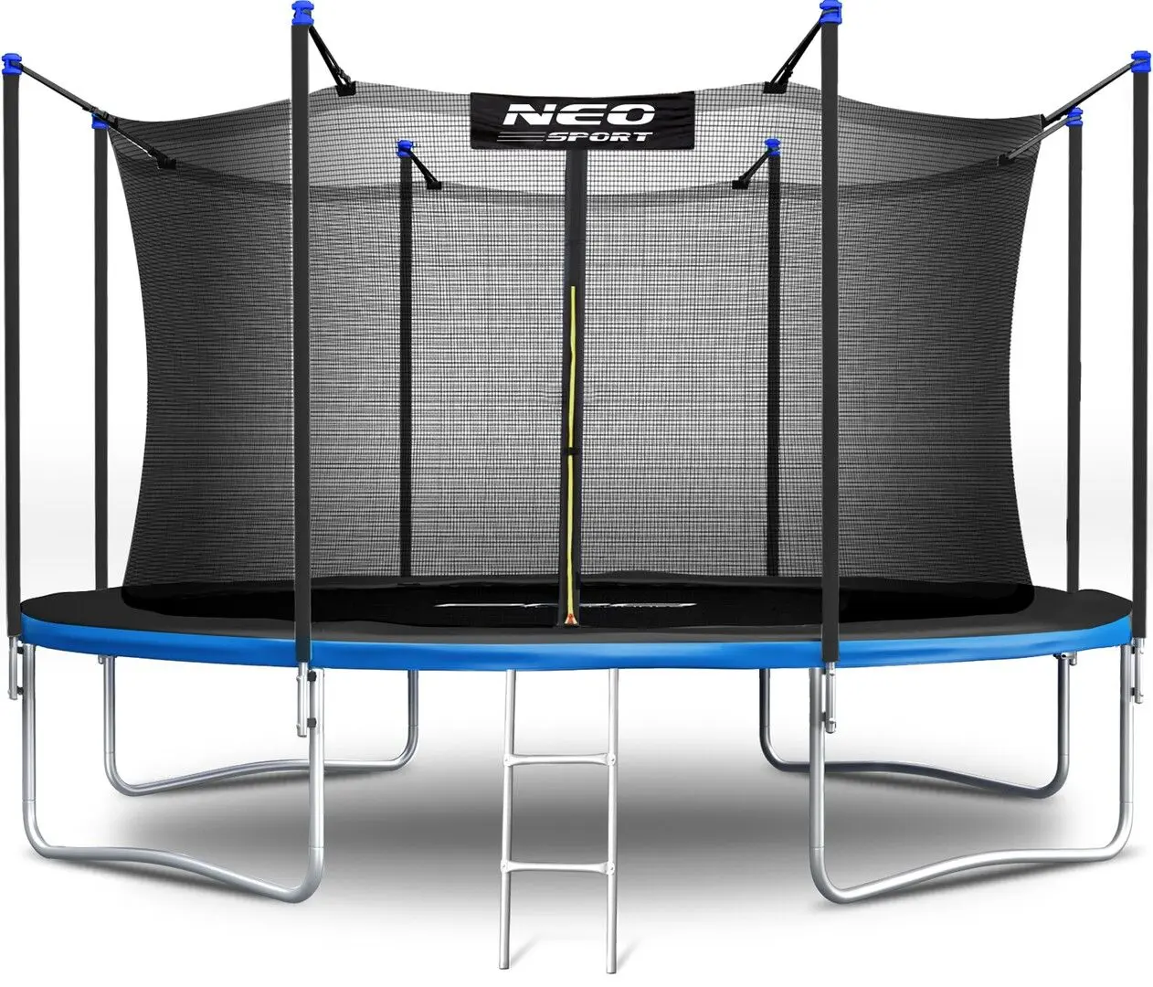 Батут с защитной сеткой Neo Sport 12FT 374 cm (Blue/Black)