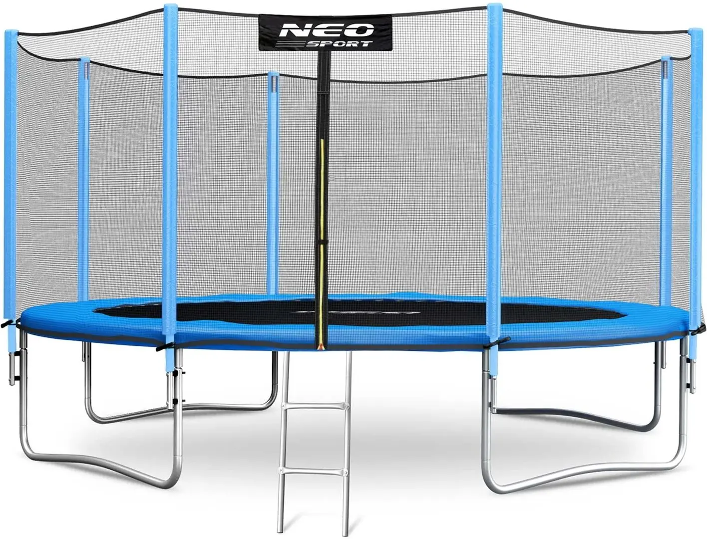 Trambulina cu plasa de protectie Neo Sport 12FT 374 cm (Blue/Black)