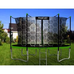 Батут с защитной сеткой Neo Sport 12FT 374 cm (Green/Black) Thumb