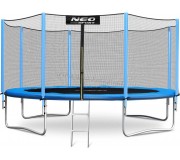 Батут с защитной сеткой Neo Sport 13FT 404 cm (Blue/Black)