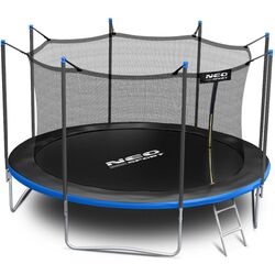 Trambulina cu plasa de protectie Neo Sport 13FT 404 cm (Blue/Black) Thumb