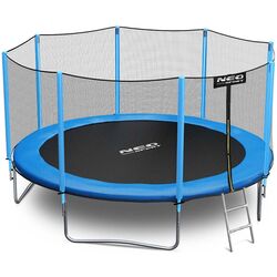 Trambulina cu plasa de protectie Neo Sport 14FT 435 cm (Blue/Black) Thumb