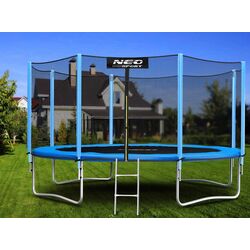 Trambulina cu plasa de protectie Neo Sport 14FT 435 cm (Blue/Black) Thumb