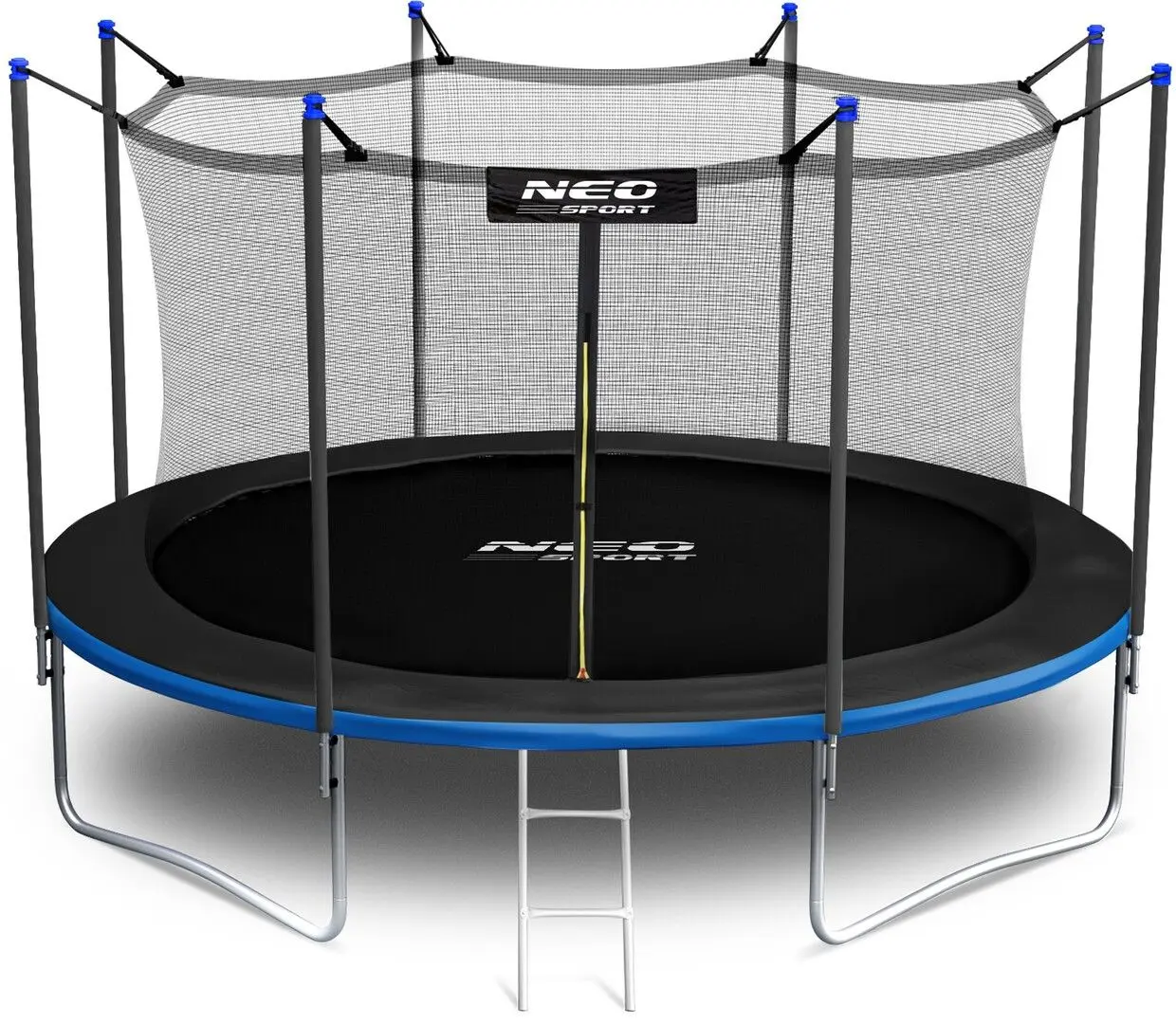 Trambulina cu plasa de protectie Neo Sport 14FT 435 cm (Blue/Black)