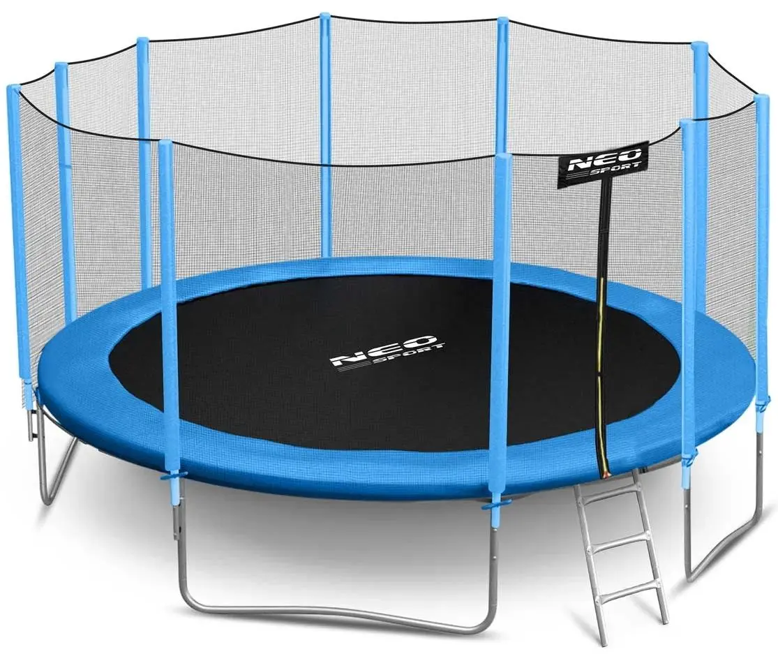 Батут с защитной сеткой Neo Sport 15FT 465 cm (Blue/Black)