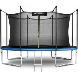 Trambulina cu plasa de protectie Neo Sport 15FT 465 cm (Blue/Black)
