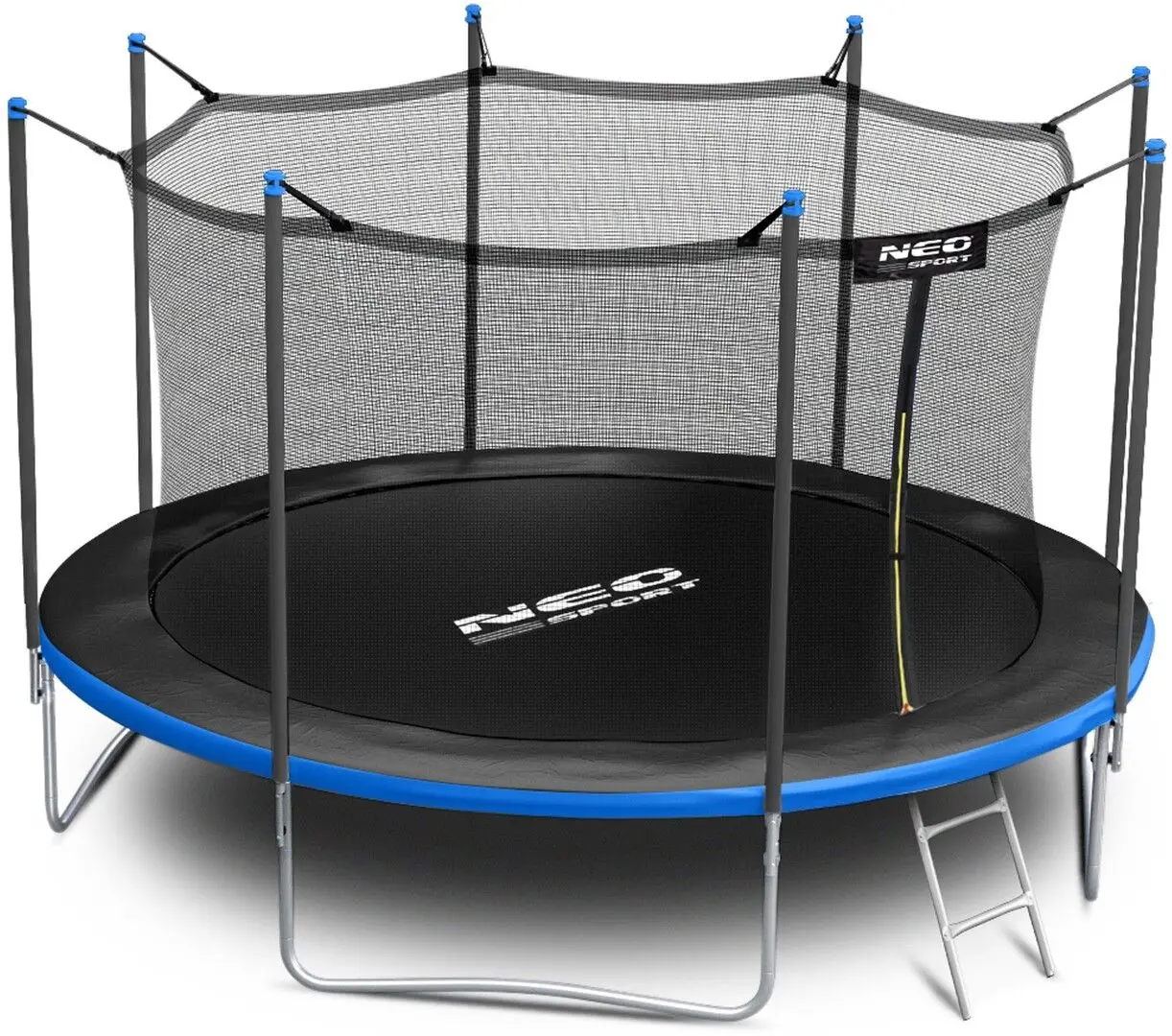 Батут с защитной сеткой Neo Sport 15FT 465 cm (Blue/Black)