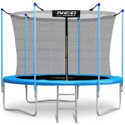 Trambulina cu plasa de protectie Neo Sport 252 cm (Blue/Black)