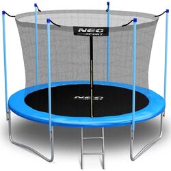 Trambulina cu plasa de protectie Neo Sport 312 cm (Blue/Black) Thumb