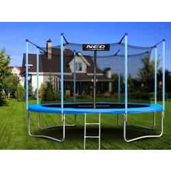 Батут с защитной сеткой Neo Sport 374 cm (Blue/Black) Thumb