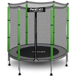 Trambulina cu plasa de protectie Neo Sport 4.5FT 140cm (Black/Green) Thumb