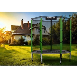 Trambulina cu plasa de protectie Neo Sport 4.5FT 140cm (Black/Green) Thumb