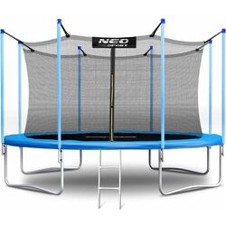 Trambulina cu plasa de protectie Neo Sport 404 cm (Blue/Black)