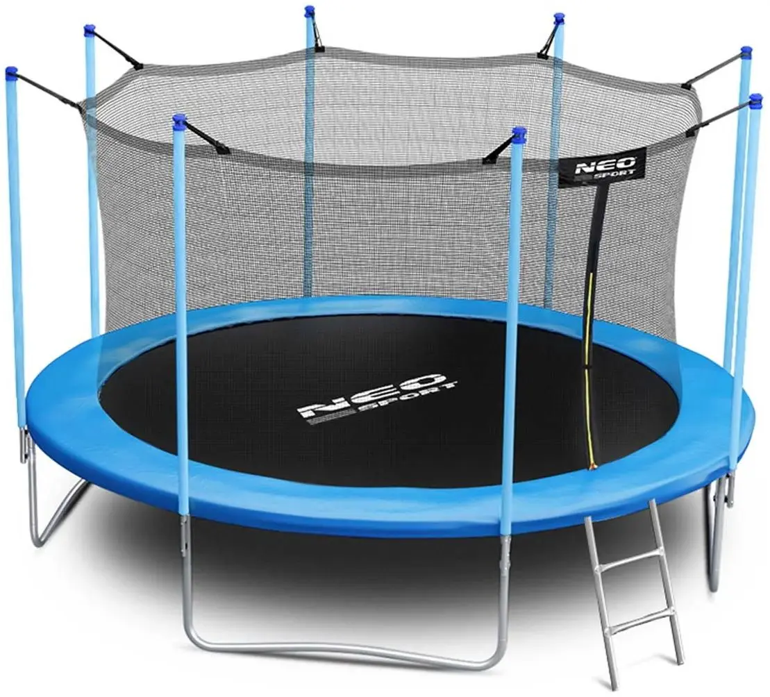 Trambulina cu plasa de protectie Neo Sport 435 cm (Blue/Black)