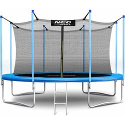 Trambulina cu plasa de protectie Neo Sport 435 cm (Blue/Black)