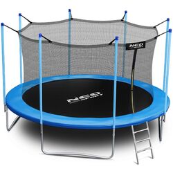 Trambulina cu plasa de protectie Neo Sport 465 cm (Blue/Black) Thumb