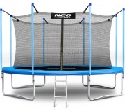 Батут с защитной сеткой Neo Sport 465 cm (Blue/Black)