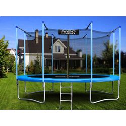 Trambulina cu plasa de protectie Neo Sport 465 cm (Blue/Black) Thumb