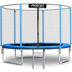 Trambulina cu plasa de protectie Neo Sport 8FT 252 cm (Blue/Black)