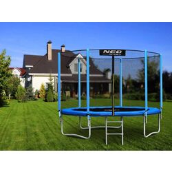 Trambulina cu plasa de protectie Neo Sport 8FT 252 cm (Blue/Black) Thumb